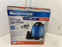 Mastercraft submersible utility pump: 1452