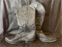 Justin Black Cowboy Boots Size 8.5D