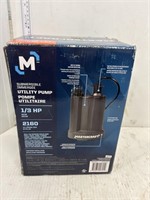 Mastercraft submersible utility pump: 2160