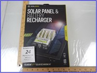 GOAL ZERO SOLAR PANEL AND BATTERY RECHARGER