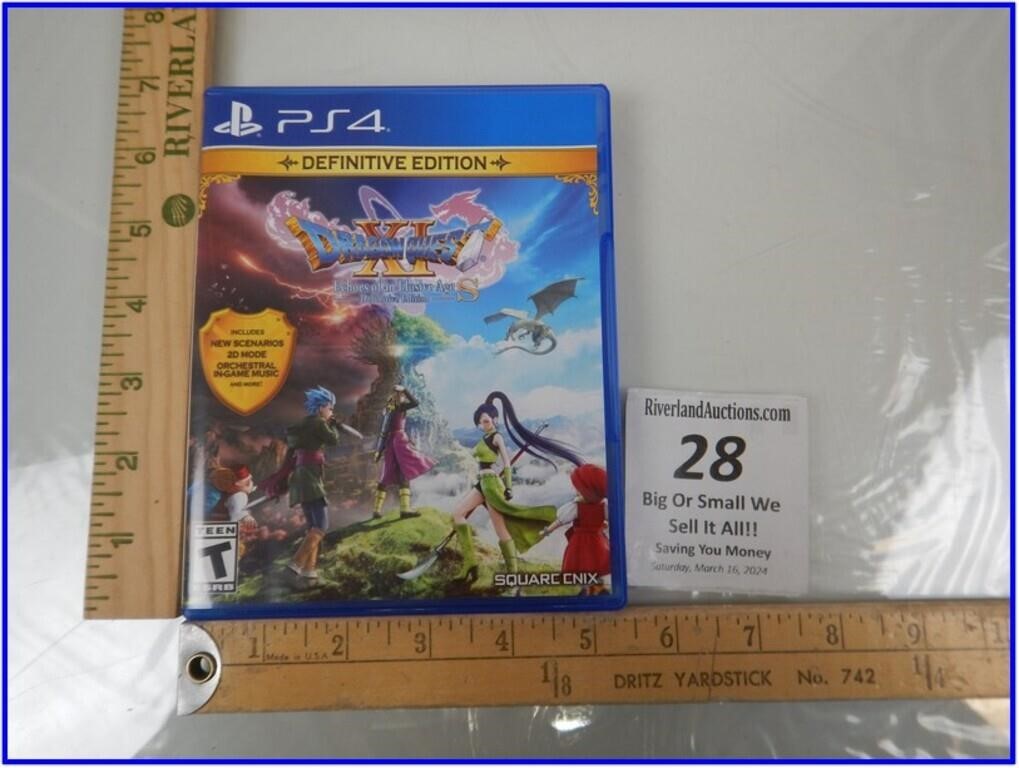 *PS4 GAME DRAGON QUEST XI DEFINITIVE EDITION S