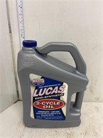 Jug of Semi synthetic 2-cycle oil