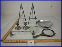 METAL AND SILVER PLATED ASSORTED ITEMS