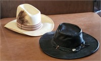 VTG Men’s Genuine Leather & Tan Hats