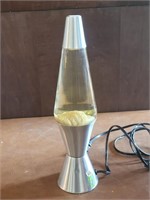 VTG Silver Base Lava Lamp