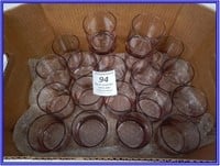 20- MATCHING GLASS CUPS