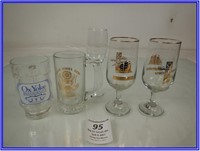 5-GLASS MUGS AND GLASSES