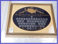 US STATE QUARTER COLLECTION FRAME