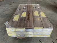 12 boxes of driftwood hickory laminate flooring