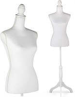 $69  Dress Form Mannequin  Adjustable  White