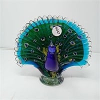 Murano Style Peacock