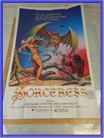 *VINTAGE MOVIE POSTER "SORCERESS"