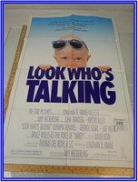 *VINTAGE MOVIE POSTER "LOOK WHOS TALKING"