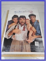 *VINTAGE MOVIE POSTER "THREE MEN AND A BABY"