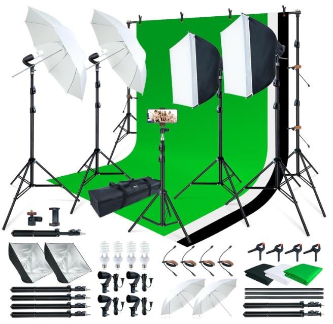 Photo Studio Light Kit