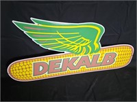 Dekalb Seed Corn Dealer's sign large winged.