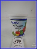 JACKS CLASSIC ALL PURPOSE PLANT FOOD 20-20-20