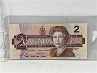 Note- 1986 Canada 2 dollars