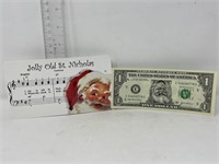 Note- 2003 United States Santa dollar