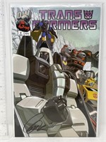Signed transformers comic