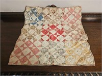 Doll quilt 19" x 20"