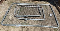 CHAIN LINK FENCE PIECES 5X6 FT  - 2 PIECE 3ft GATE