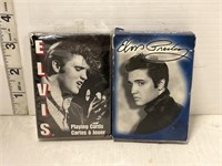 2 Elvis playing card decks