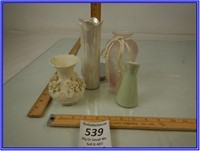 4 SMALL VASES