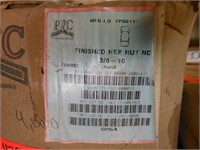 PFC Finished Hex Nuts, 3/8" 1 Box, 4000 Per Box