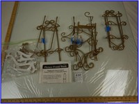 3 PICTURE FRAME RACKS - DISPLAYS UP TO 9" PLATES