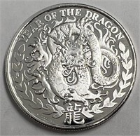 1 Ounce .999 Silver 2012 Year of the Dragon!