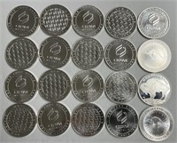 One Ounce Silver Round, Bid is PER EACH ROUND!