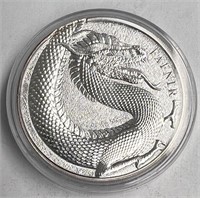 2020 Germania 1 Ounce .999 Silver Coin w/Dragon!