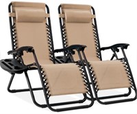 Set of 2 Zero Gravity Chairs (6404)