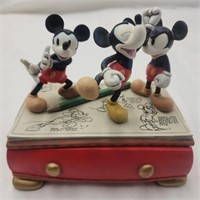 Mickey Mouse Trinket Box w/Stop Motion Diagram