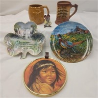 Decorative Plates, Vintage Mugs, & Delicate Mouse