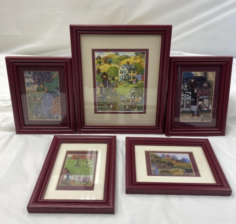 Set of 5 Framed Pictures