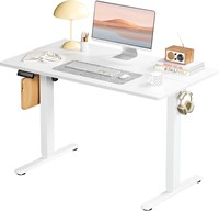 SMUG Electric Adjustable Desk 40x24 Inch  White