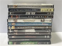 Lot of 12 movies on dvd