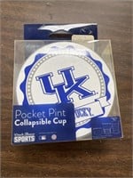 Pocket pint collapsible Kentucky cup