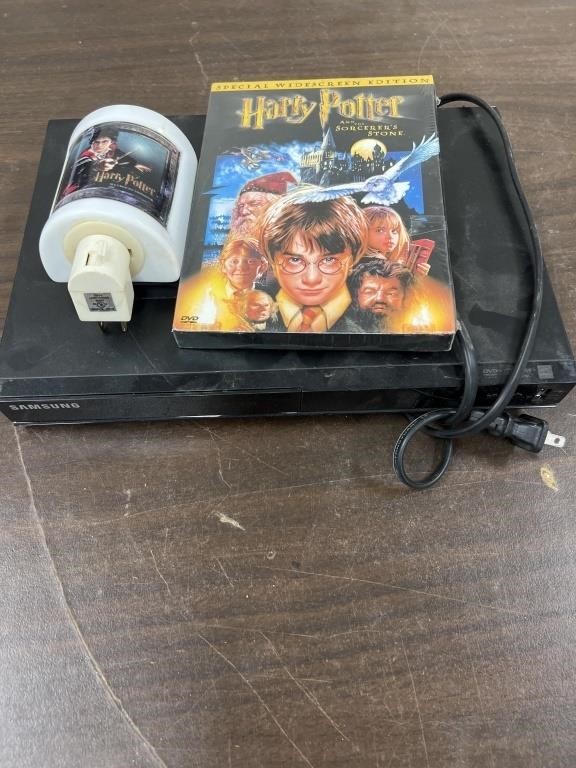 Samsung DVD player with Harry Harry Potter DVD