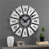 FirsTime & Co. Windmill Clock  Plastic  24in