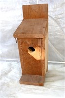 homemade birdhouse