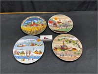 J K Bavaria Four Seasons Plates