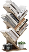 $36  ZRWD 5-Tier Tree Bookshelf  French Oak Grey