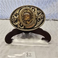 1904 Indian Head Penny Incased In Belt Buckle