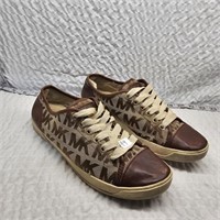 Michael Kors Canvas & Leather City Sneakers 7m