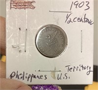 1903 Philippines half centavo