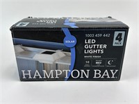 Hampton Bay Solar LED Gutter Lights, 4-Pack