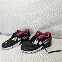 Nike Air Max 90 Mesh Pink & White Trainer Sneakers